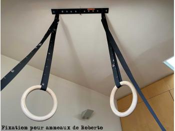 Fixations pour anneaux de gymnastique, 100% Made In France