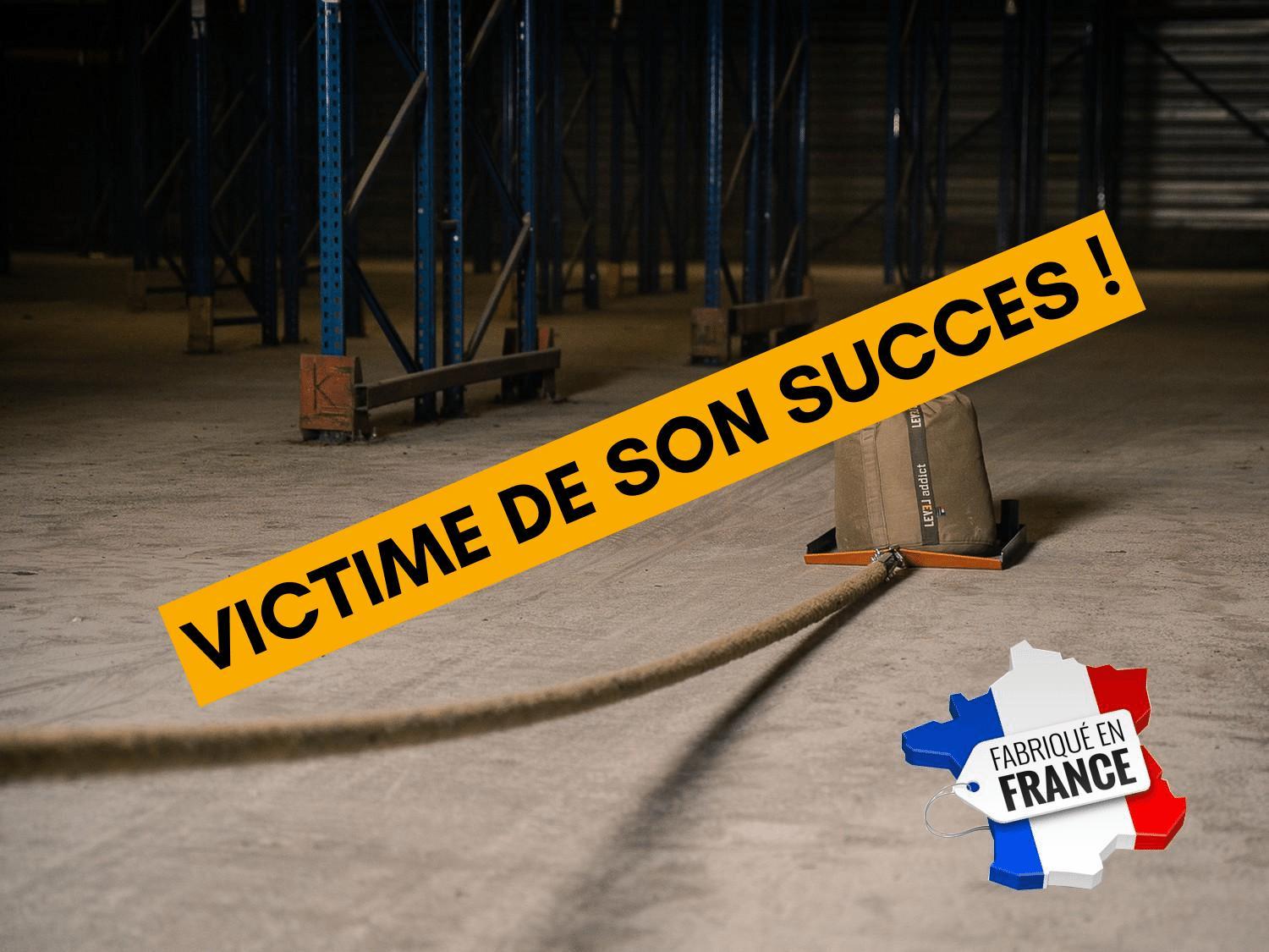 Corde de tirage qui tracte un strongbag - victime de son succès