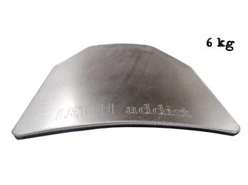 Plaque d'acier courbée pour gilet lesté - 100% Made In France